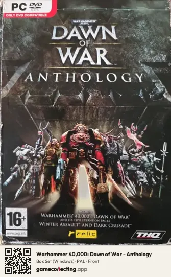Warhammer 40,000: Dawn of War - Anthology Computer, PAL box front