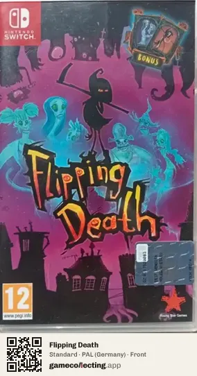 Flipping Death Nintendo Switch, Germany box front