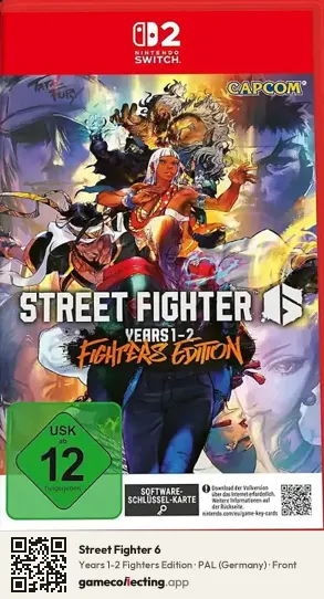 Street Fighter 6 Nintendo Switch 2, Germany box front