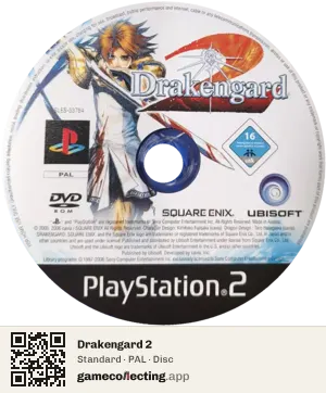 Drakengard 2 PlayStation 2, PAL disc
