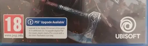 Assassin's Creed Valhalla, the PEGI square on its front