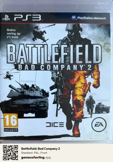 Battlefield: Bad Company 2 PlayStation 3, PAL box front