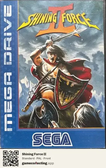Shining Force II Sega Mega Drive / Genesis, PAL box front