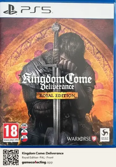 Kingdom Come: Deliverance PlayStation 5, PAL box front