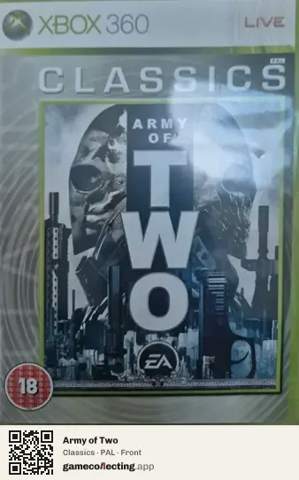 Army of Two Xbox 360, PAL box front
