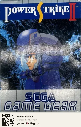 Power Strike II Sega Game Gear, PAL box front
