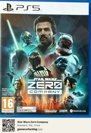 Star Wars Zero Company PlayStation 5, PAL box front