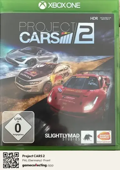 Project CARS 2 Xbox One, Germany box front