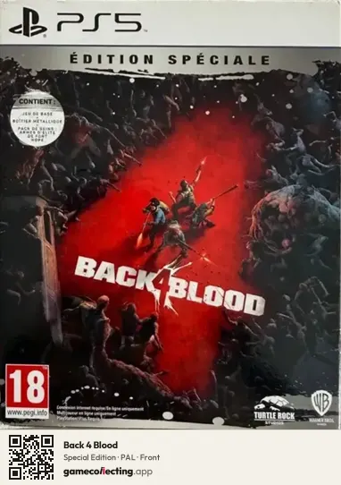 Back 4 Blood PlayStation 5, PAL box front
