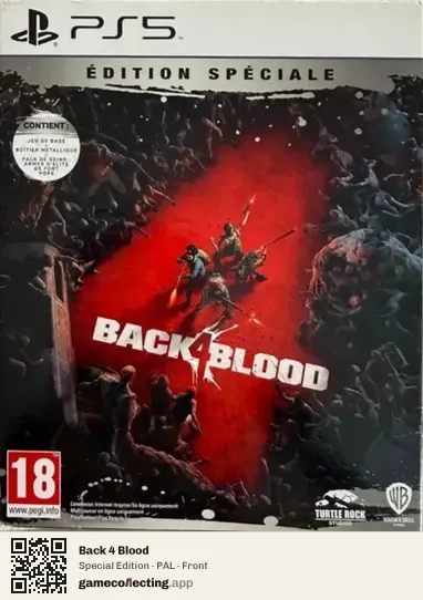 Back 4 Blood PlayStation 5, PAL box front