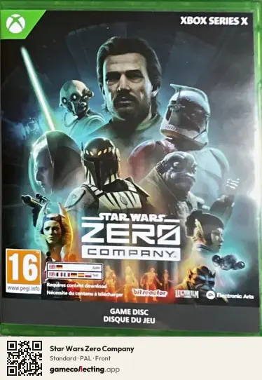 Star Wars Zero Company Xbox Series X, PAL box front