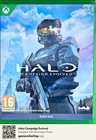 Halo: Campaign Evolved Xbox Series X, Germany box front