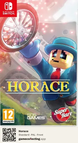 Horace Nintendo Switch, PAL box front