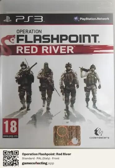Operation Flashpoint: Red River PlayStation 3, Italy box front