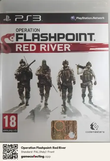 Operation Flashpoint: Red River PlayStation 3, Italy box front
