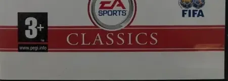 FIFA Football 2002, the PEGI square on its front