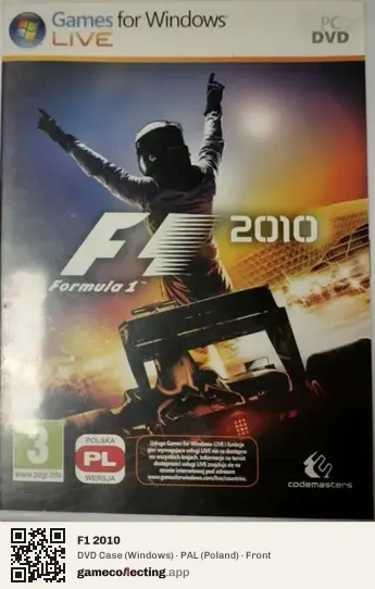 F1 2010 Computer, Poland box front