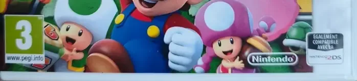 Mario Party: Star Rush, the PEGI square on its front