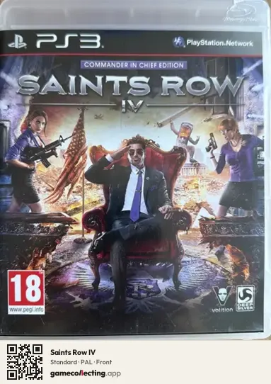 Saints Row IV PlayStation 3, PAL box front