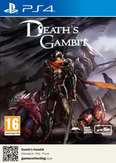 Death's Gambit PlayStation 4, PAL box front
