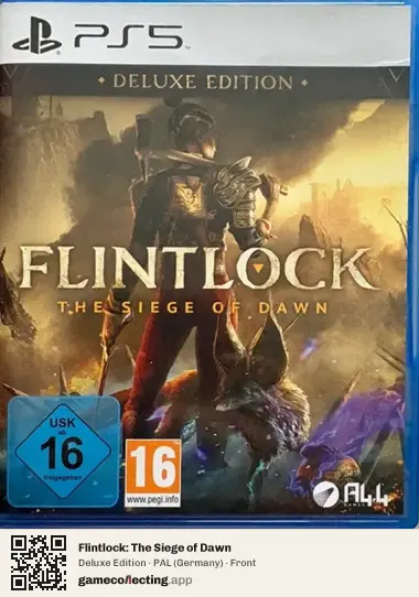 Flintlock: The Siege of Dawn PlayStation 5, Germany box front