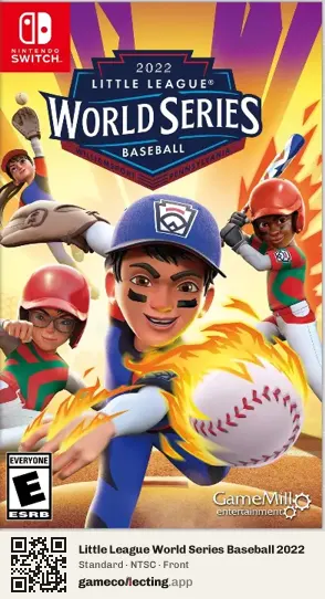 Little League World Series Baseball 2022 Nintendo Switch, NTSC box front