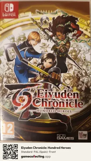 Eiyuden Chronicle: Hundred Heroes Nintendo Switch, Spain box front