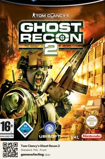 Tom Clancy's Ghost Recon 2 Nintendo GameCube, PAL box front