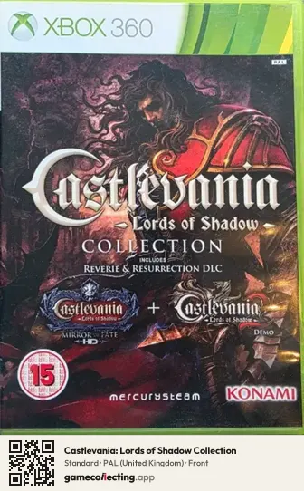 Castlevania: Lords of Shadow Collection Xbox 360, United Kingdom box front