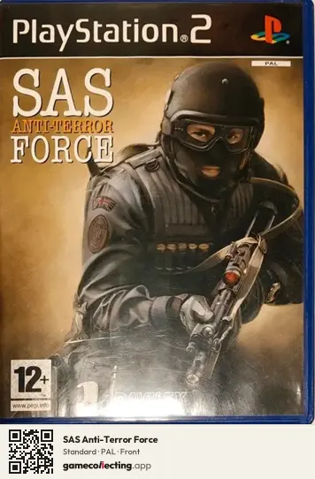 SAS Anti-Terror Force PlayStation 2, PAL box front