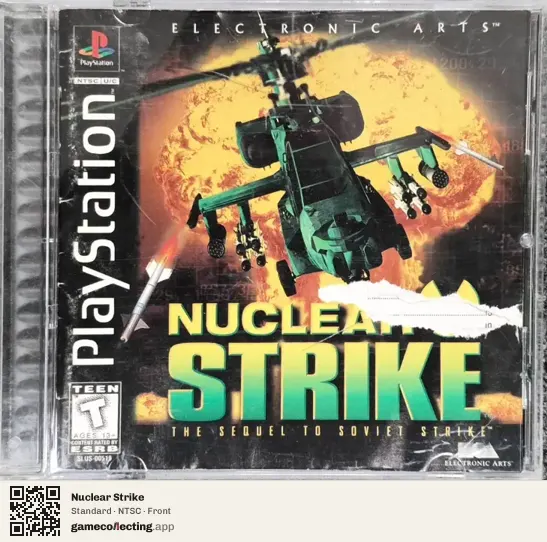 Nuclear Strike PlayStation, NTSC box front