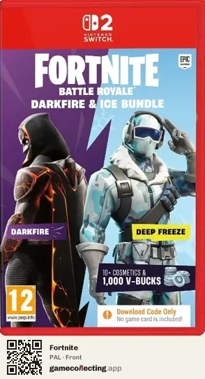 Fortnite Nintendo Switch 2, PAL box front