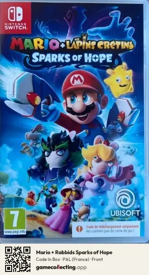 Mario + Rabbids Sparks of Hope Nintendo Switch, France box front