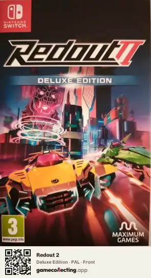 Redout 2 Nintendo Switch, PAL box front