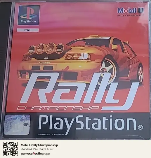 Mobil 1 Rally Championship PlayStation, Italy box front