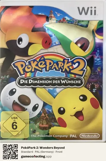 PokéPark 2: Wonders Beyond Nintendo Wii, Germany box front
