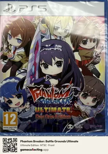 Phantom Breaker: Battle Grounds Ultimate PlayStation 5, NTSC box front