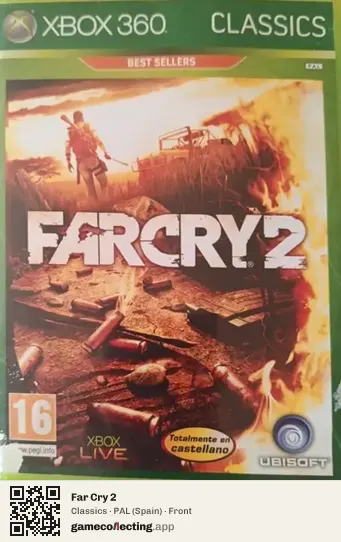 Far Cry 2 Xbox 360, Spain box front