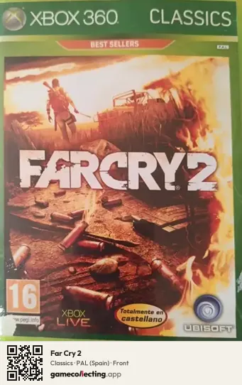 Far Cry 2 Xbox 360, Spain box front