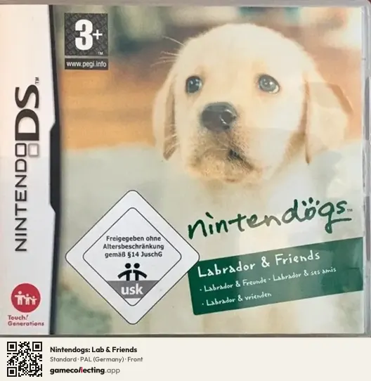 Nintendogs: Lab & Friends Nintendo DS, Germany box front