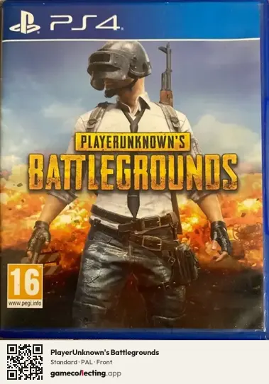 PlayerUnknown's Battlegrounds PlayStation 4, PAL box front