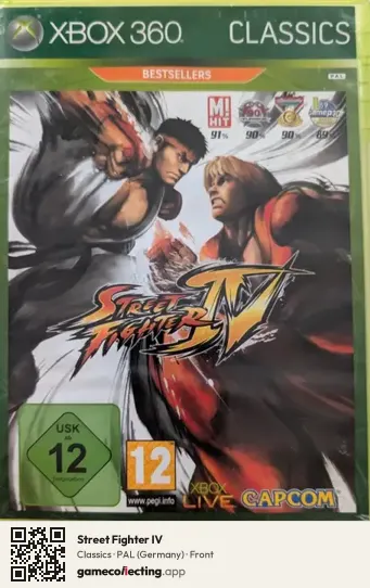 Street Fighter IV Xbox 360, Germany box front
