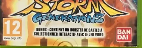 Naruto Shippuden: Ultimate Ninja Storm Generations, the PEGI square on its front