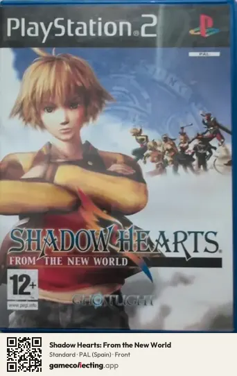 Shadow Hearts: From the New World PlayStation 2, Spain box front