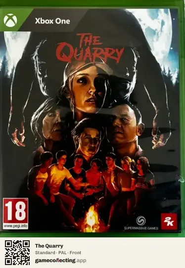 The Quarry Xbox One, PAL box front