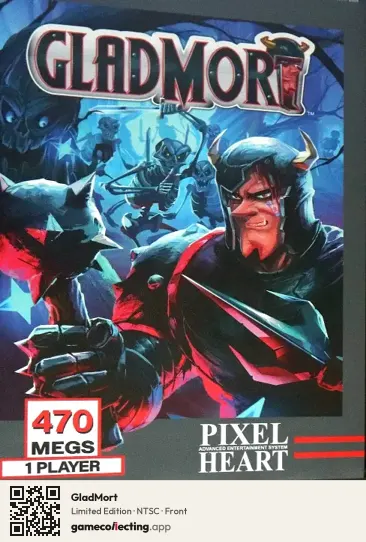 GladMort Neo Geo AES, NTSC box front