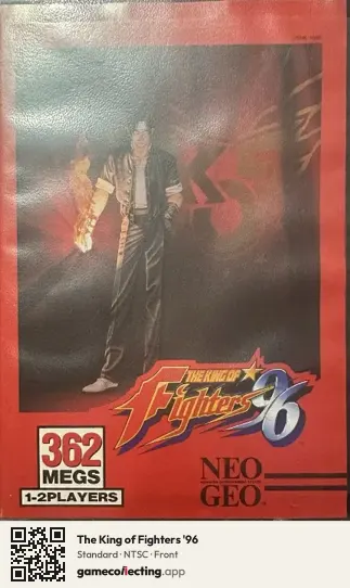 The King of Fighters '96 Neo Geo AES, NTSC box front