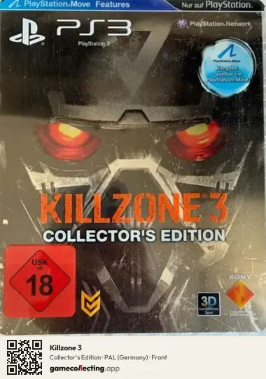Killzone 3 PlayStation 3, Germany box front