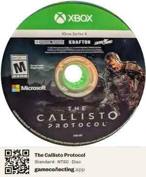 The Callisto Protocol Xbox Series X, NTSC disc
