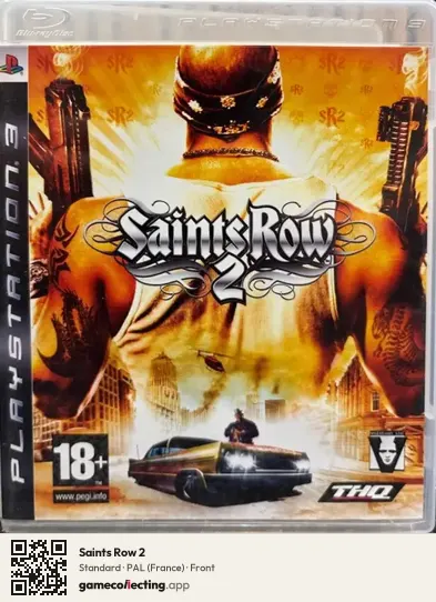 Saints Row 2 PlayStation 3, France box front